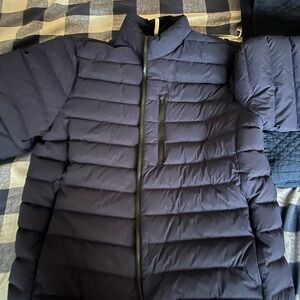 Rhoback Men's Dark Blue Puffer Jacket